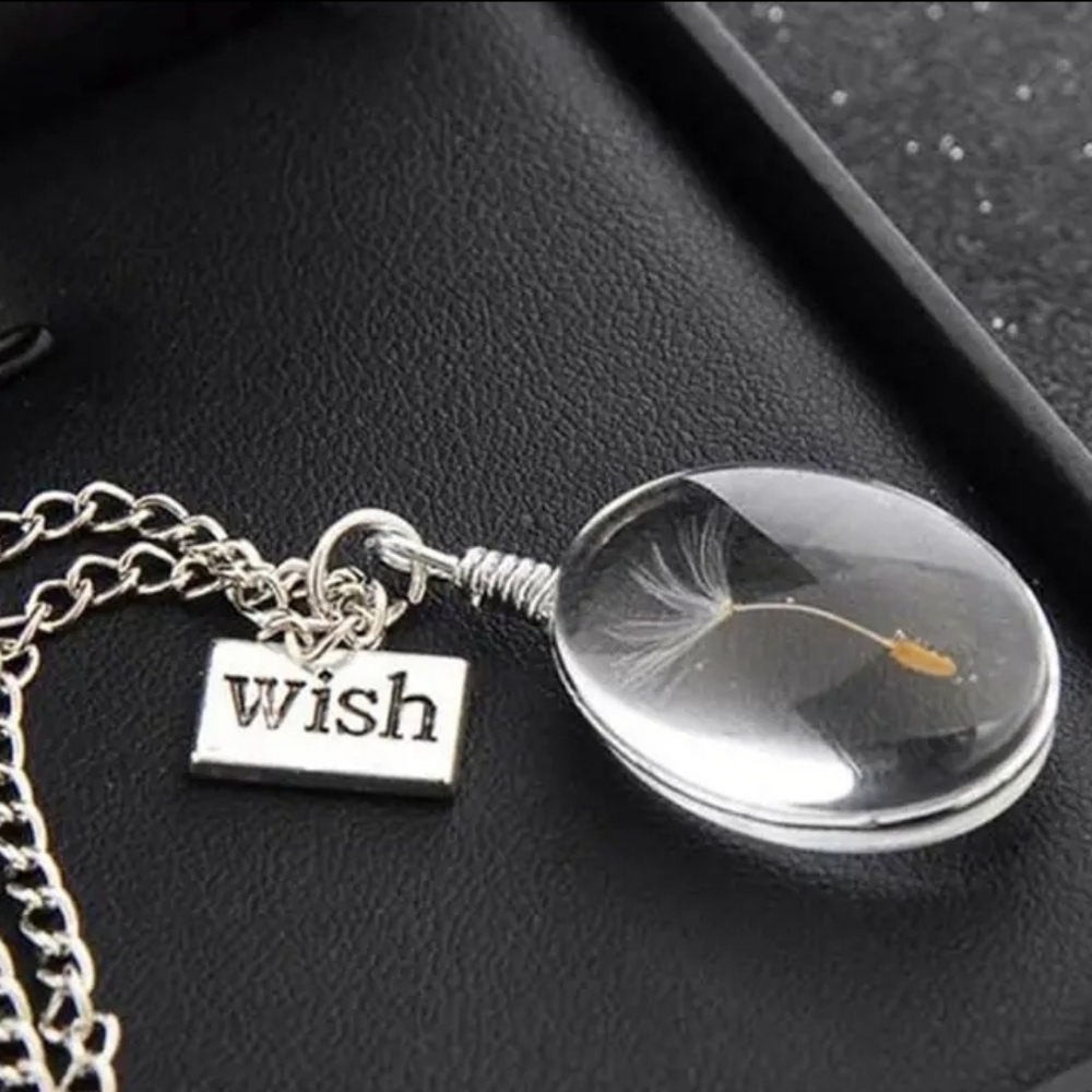 🆕️Silver Dandelion Wish Pendant Necklace